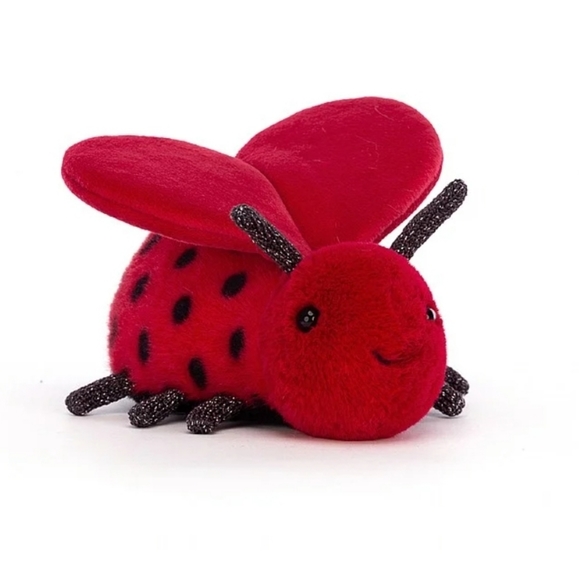 Jellycat Other - Jellycat Loulou Love Bug 2x5" Soft and Plush NWT